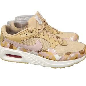 Nike Air Max SC Women Sesame Pink Desert Camo Sneakers DX3733-200 SZ 8 EUC